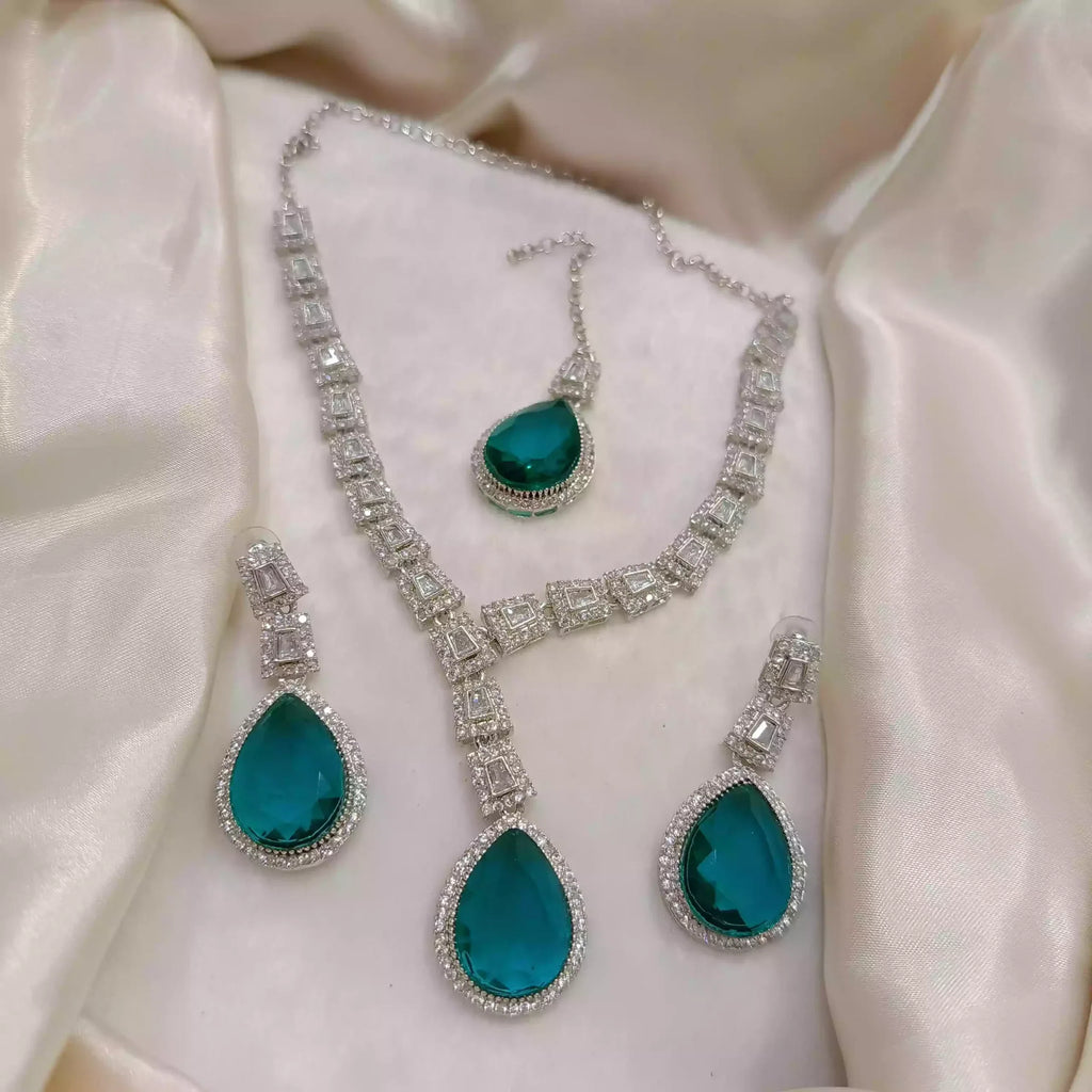 Zircon necklace set
