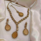 Zircon necklace set