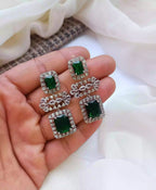 Micro zircon earrings