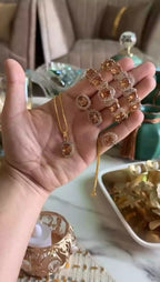 Zircon combo set with bangles