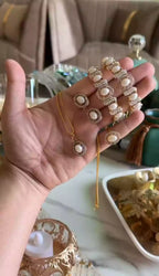 Zircon combo set with bangles