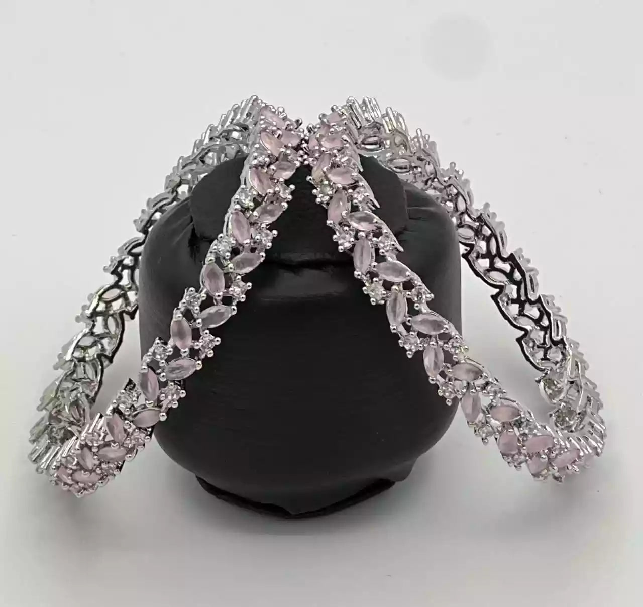 Zircon bangle pair Secondary image