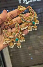 Noratan jhumki earrings