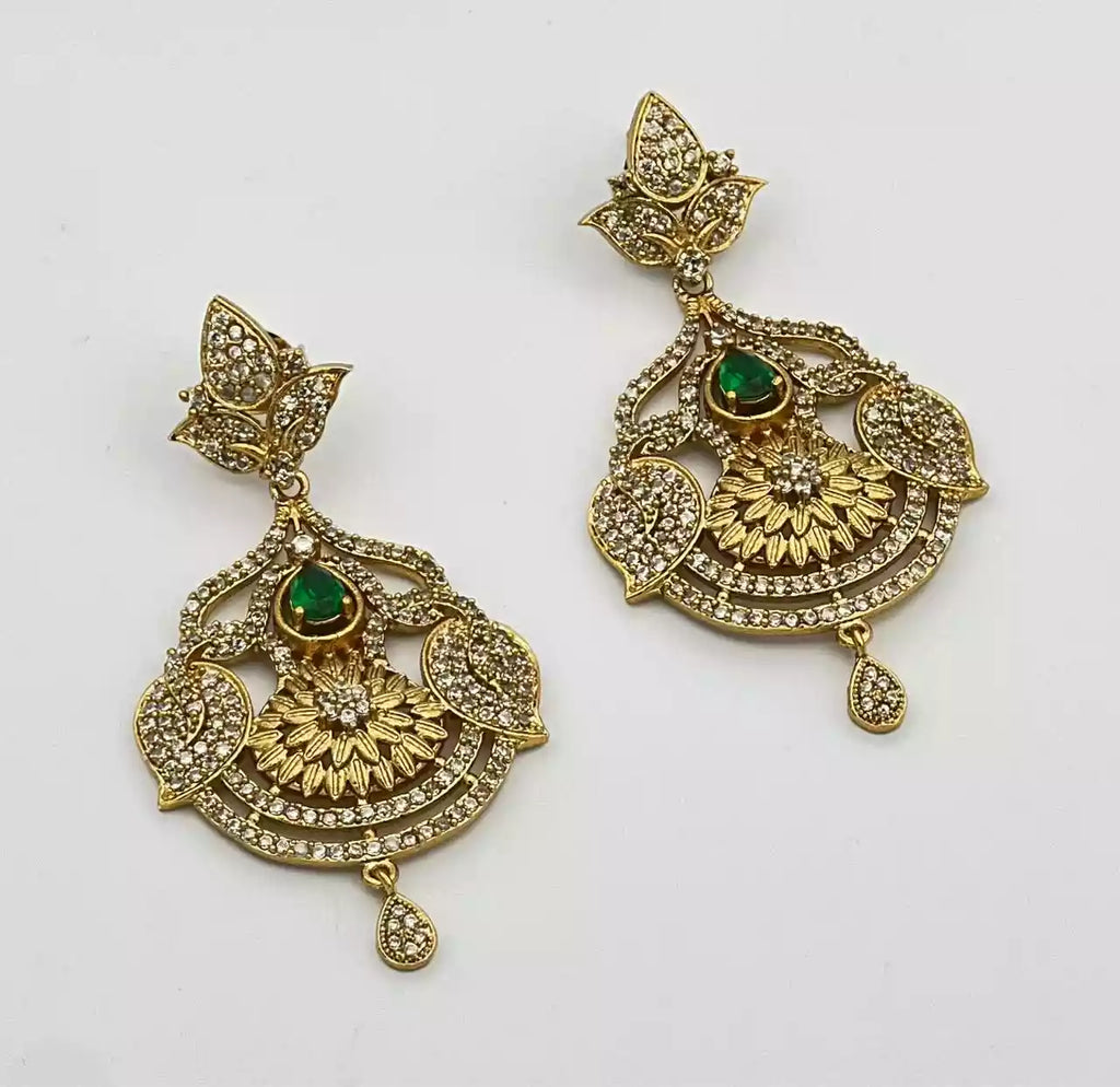 Gold plated earrings