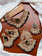 Handmade designer bridal set