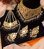 Sheesh kundan bridal set