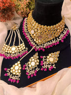 Sheesh kundan bridal set