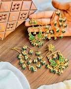 Zircon earrings with saharay