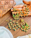 Zircon earrings with saharay