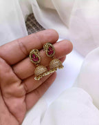 Micro zircon earrings