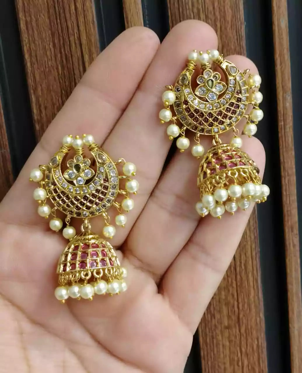 South Indian jhumki
