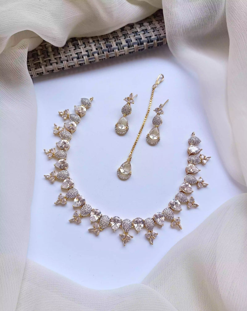 Indian jarao necklace set