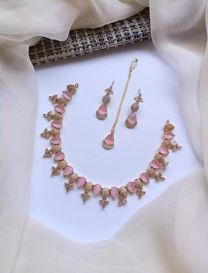 Indian jarao necklace set