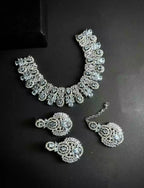 Heavy bridal set with teeka