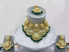 Heavy kundan necklace set