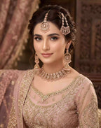 Zircon birdal set with jhumar