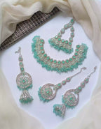 Zircon birdal set with jhumar