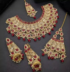 Sheesh kundan bridal set