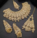 Sheesh kundan bridal set