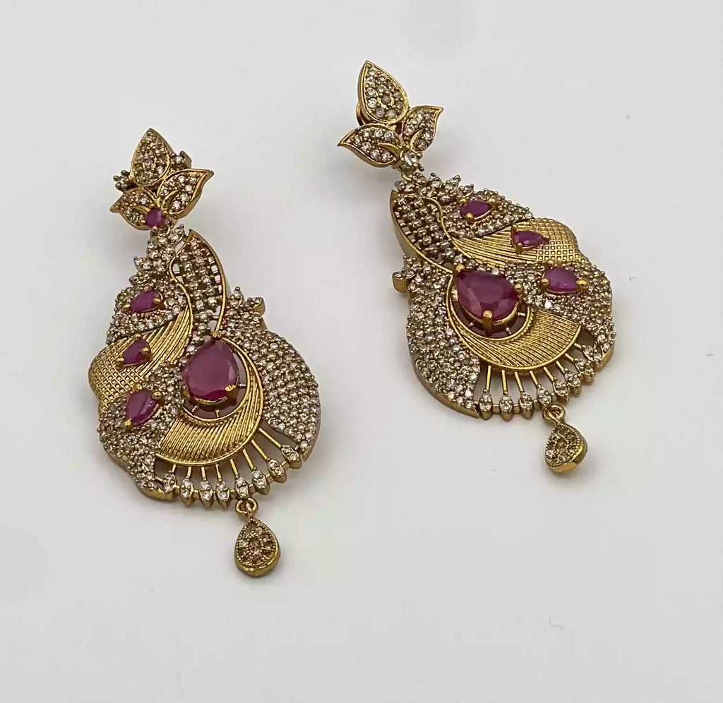 South indian jarao earrings