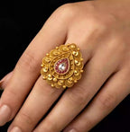 Gold plated rajwari ring