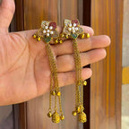 Floral kashmiri earrings