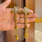 Floral kashmiri earrings