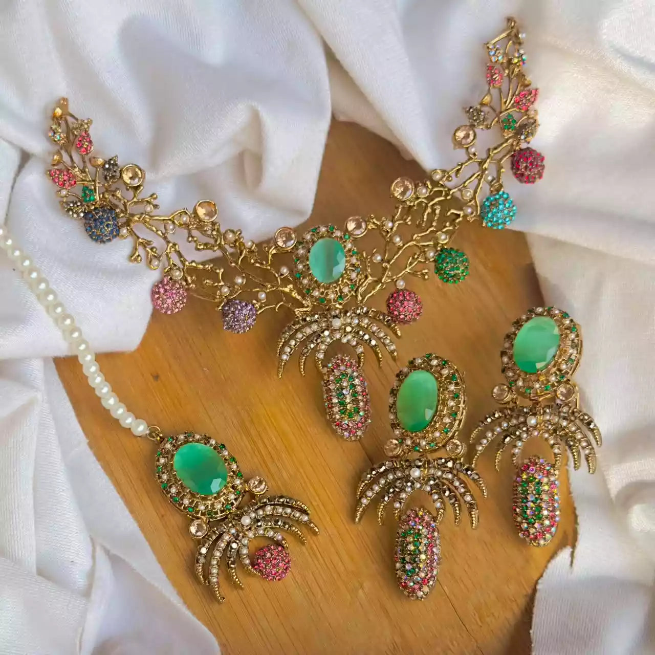 Turkish designer necklace set