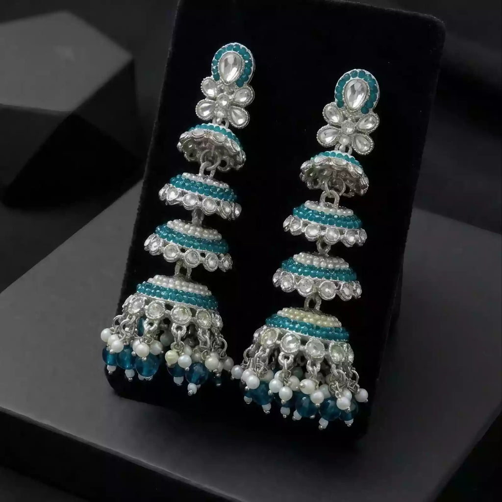 Long jhumki earrings
