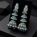 Long jhumki earrings