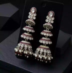 Long jhumki earrings