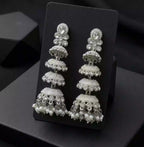 Long jhumki earrings