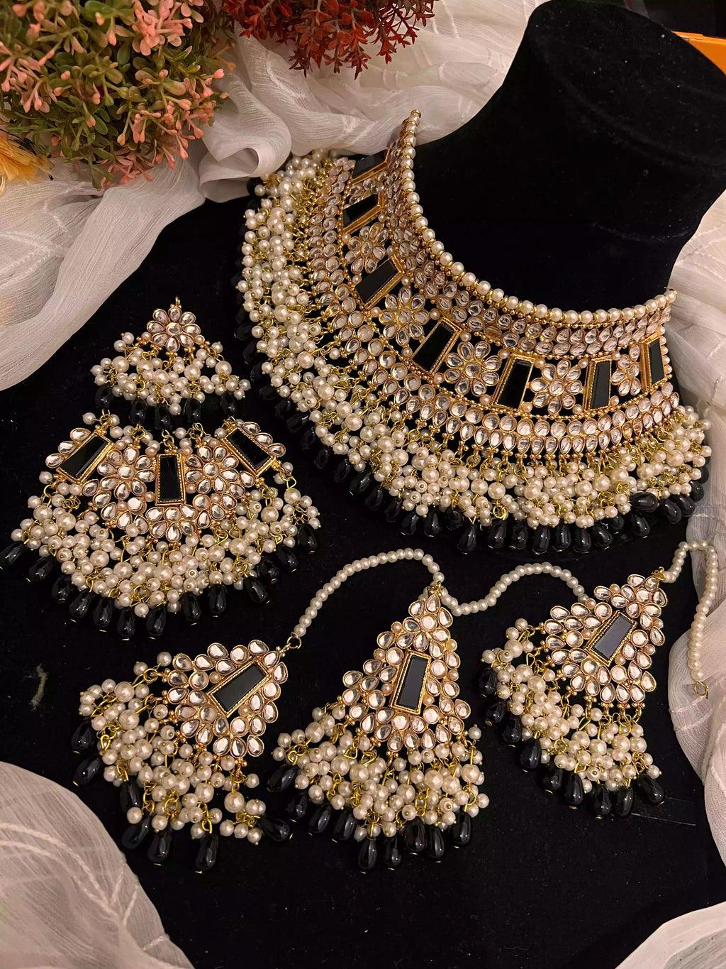 Heavy kundan bridal set