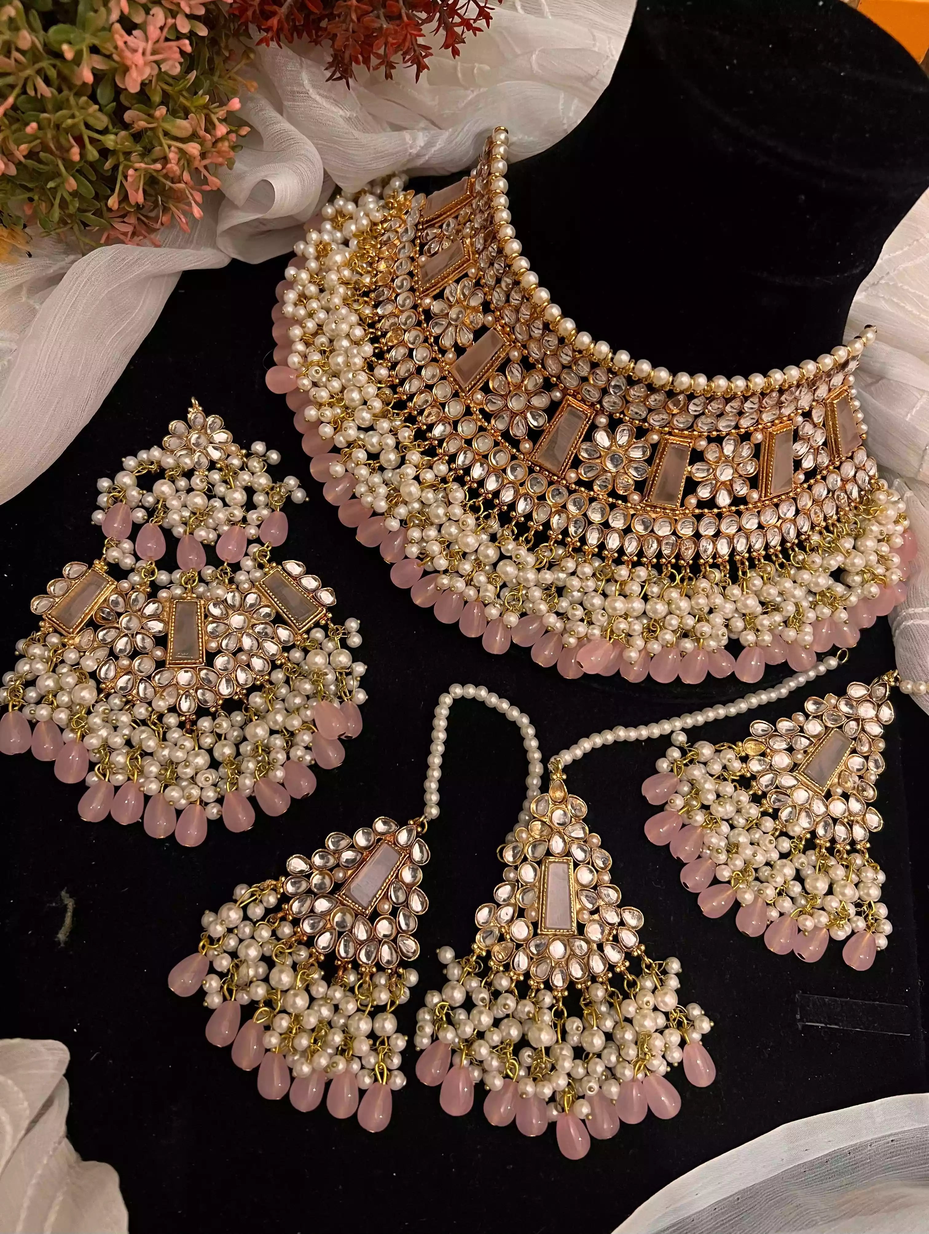 Heavy kundan bridal set