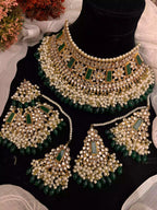 Heavy kundan bridal set
