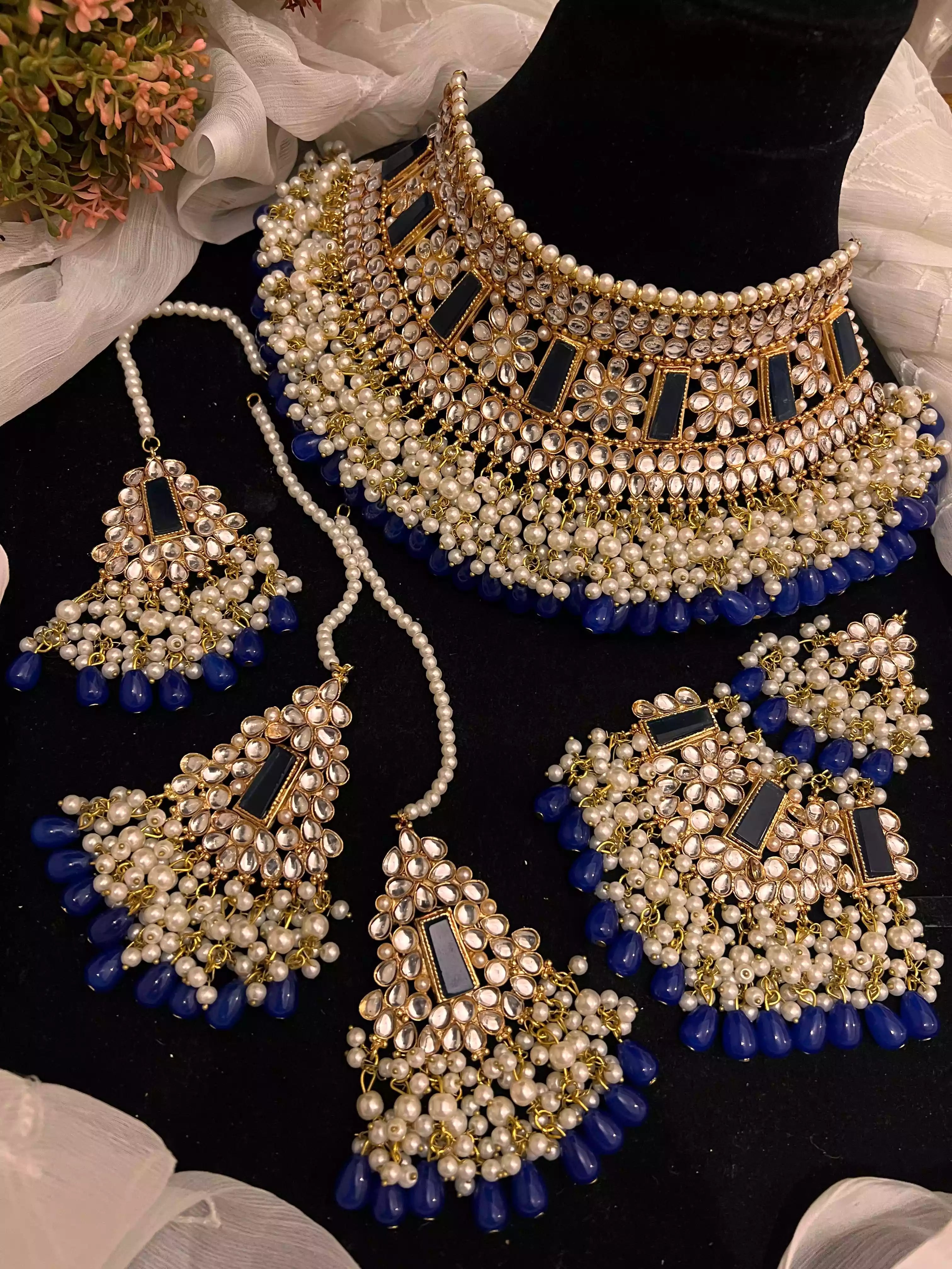 Heavy kundan bridal set