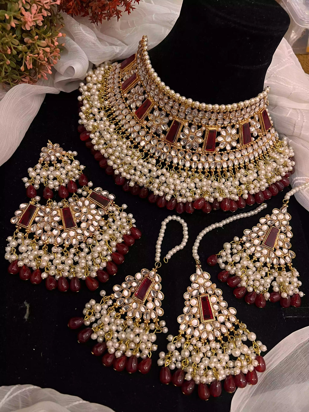 Heavy kundan bridal set