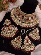 Heavy kundan bridal set