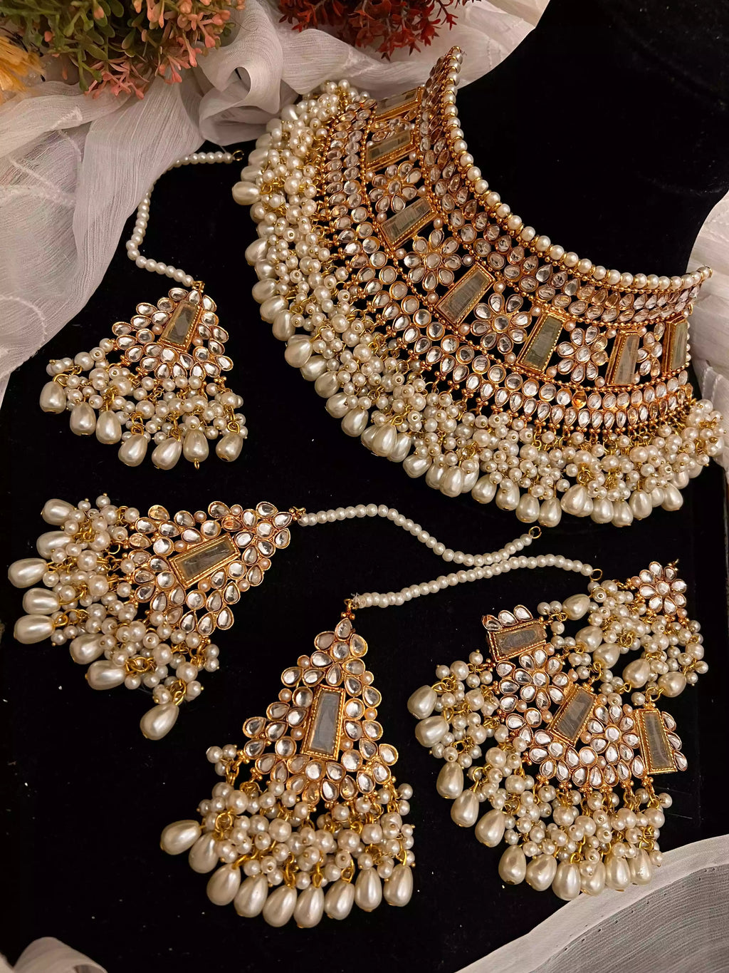 Heavy kundan bridal set