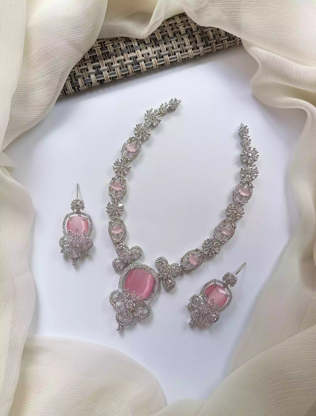 American diamond necklace set
