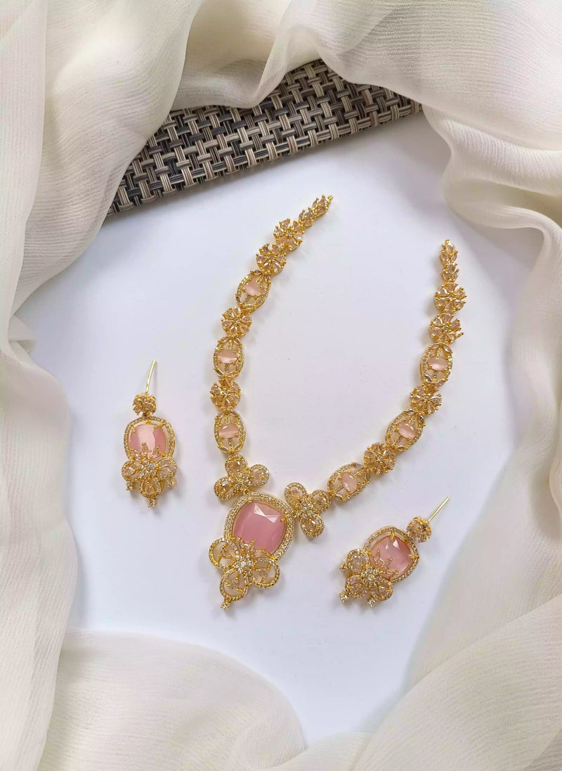American diamond necklace set