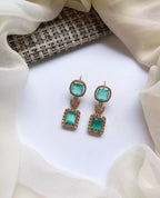 AD zircon earrings
