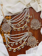 Zircon sahara earrings teeka