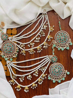 Zircon sahara earrings teeka