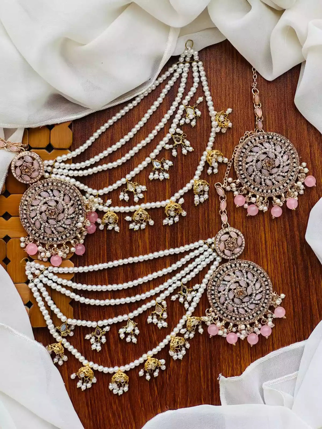 Zircon sahara earrings teeka