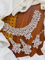 Heavy pearl necklace set