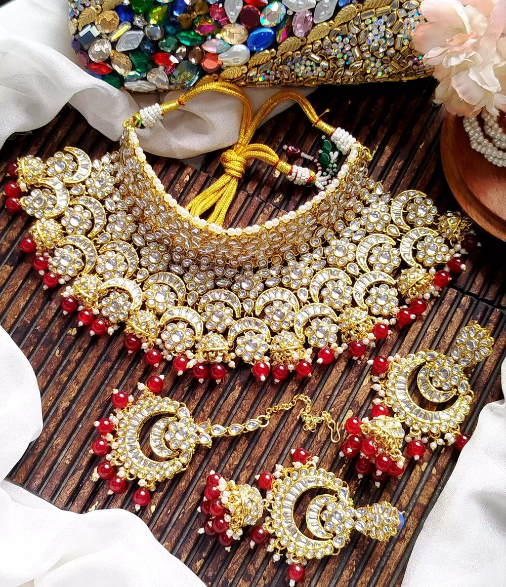 Indian kundan bridal set