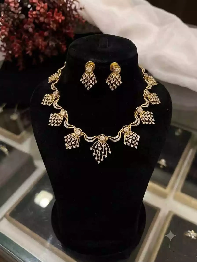 Zircon necklace set