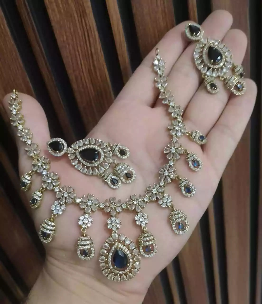 American diamond necklace set