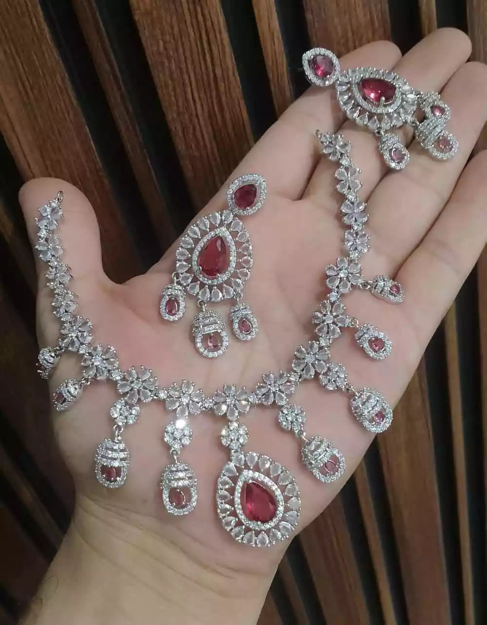 American diamond necklace set